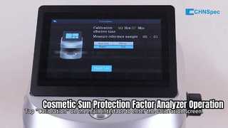 Video hoạt động của máy phân tích hệ số chống nắng mỹ phẩm dòng SPF-660